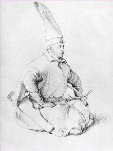 Sketch of a Janissary, by Bellini c.1480